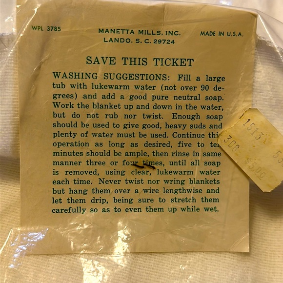 Vintage Cannon Blanket Daytona #308. 70 X 90 IN - Picture 4 of 4